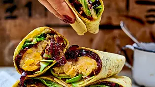 Breakfast Burrito - Reste retten Rezept - Foto: LECKER @ Bauer Media Group Breakfast Burrito - Reste retten Rezept - Foto: LECKER @ Bauer Media Group
