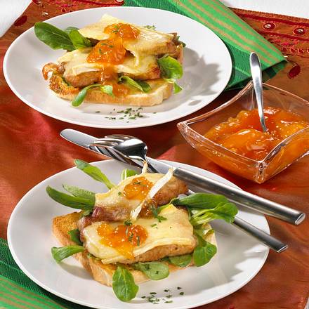 Brietoast mit Minutensteak Rezept