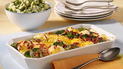 Broccoli-Blumenkohl-Gratin Rezept - Foto: LECKER @ Bauer Media Group
