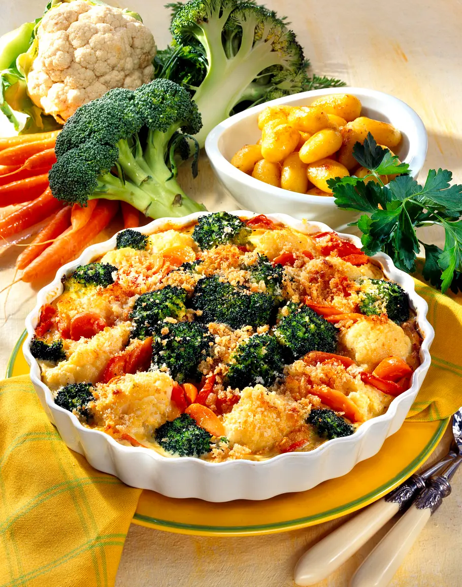 Broccoli-Gemüse-Gratin Rezept Broccoli-Gemüse-Gratin Rezept