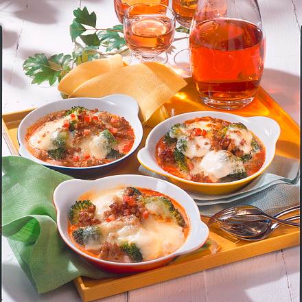 Broccoli-Mett-Pfännchen Rezept Broccoli-Mett-Pfännchen Rezept