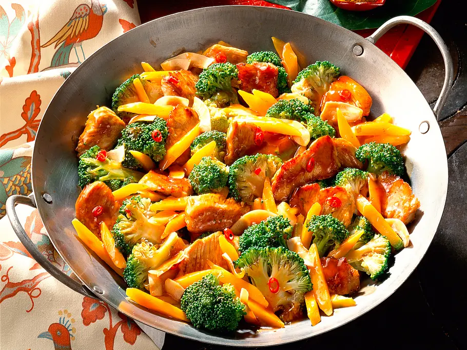 Broccoli-Möhren-Pfanne Rezept