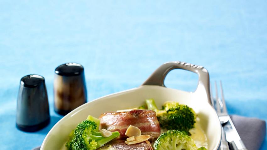 Broccoli-Schweinefilet-Gratin Rezept - Foto: House of Food / Bauer Food Experts KG
