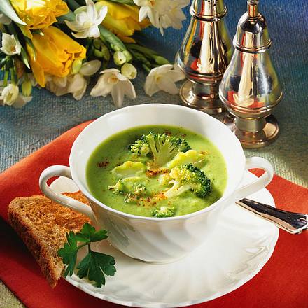 Broccolicremesuppe Rezept Broccolicremesuppe Rezept
