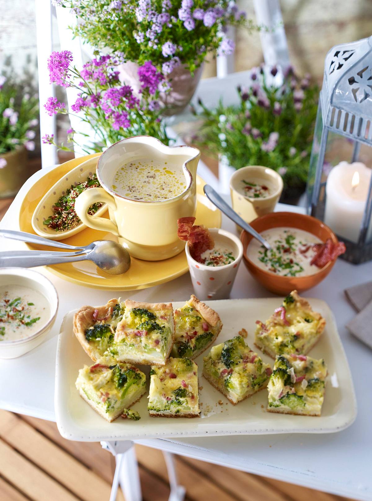 Brokkoli-Speckkuchen vom Blech Rezept