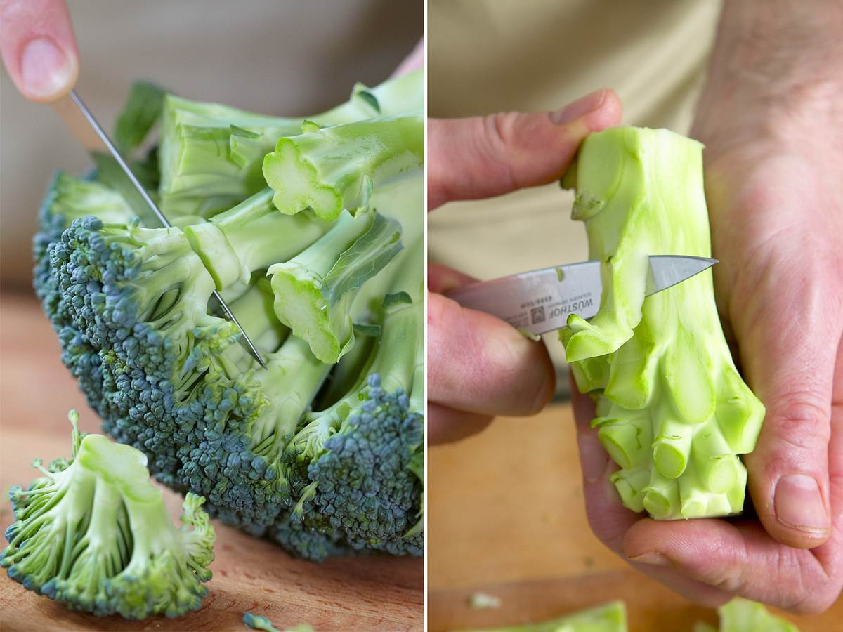 Brokkoli zubereiten