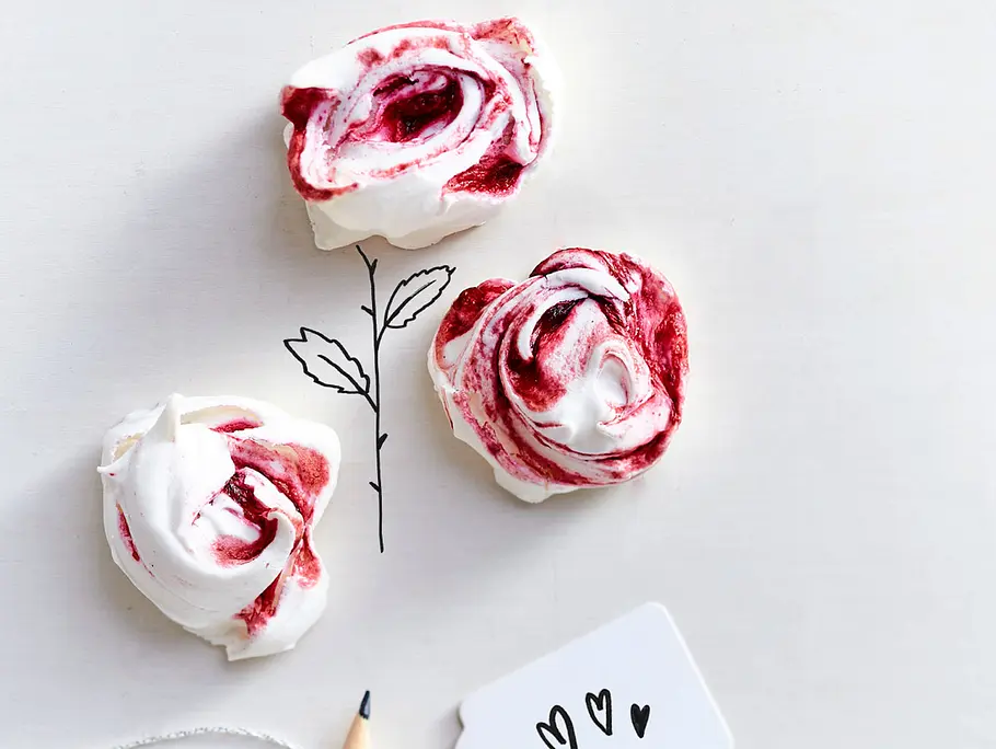 Brombeer-Baiser-Träumchen Rezept