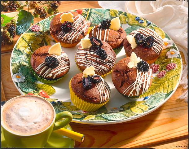 Brombeer-Muffins Rezept Brombeer-Muffins Rezept