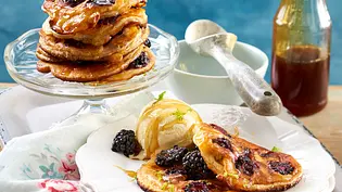 Brombeer-Pancakes Rezept - Foto: LECKER @ Bauer Media Group Brombeer-Pancakes Rezept - Foto: LECKER @ Bauer Media Group