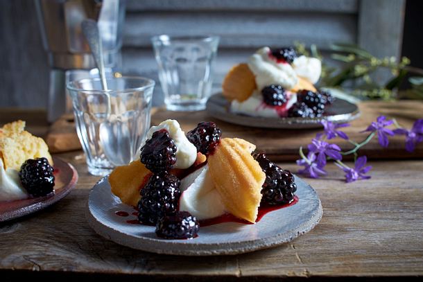 Brombeer-Sahne-Dessert Rezept Brombeer-Sahne-Dessert Rezept