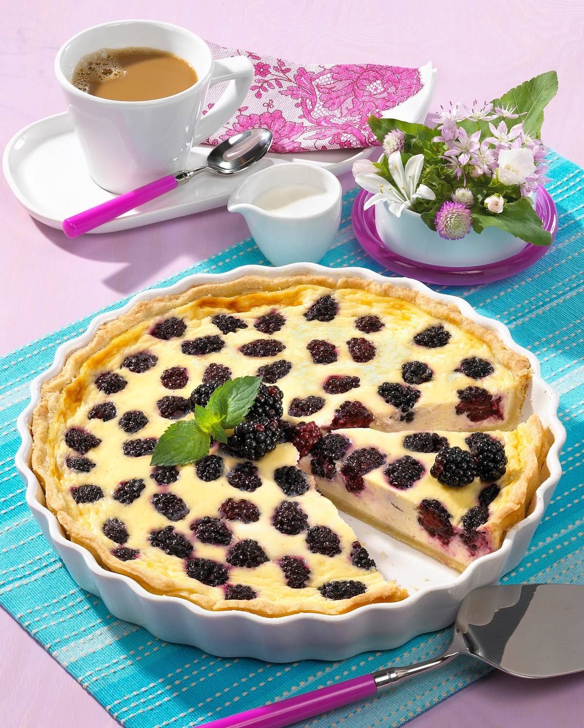 Brombeer-Schmand-Tarte (Diabetiker) Rezept