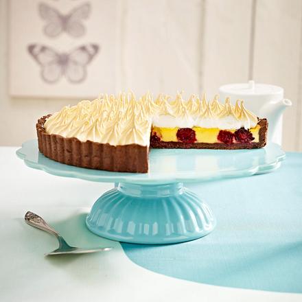 Brombeer-Tarte mit Baiser Rezept Brombeer-Tarte mit Baiser Rezept