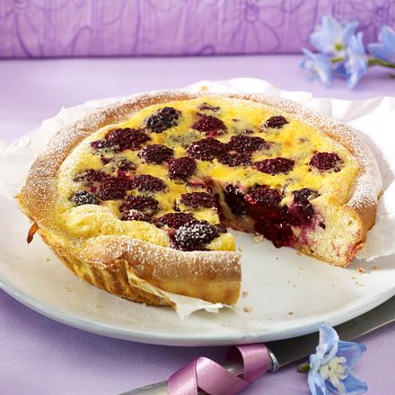 Brombeer-Wähe mit Schmandguss Rezept Brombeer-Wähe mit Schmandguss Rezept