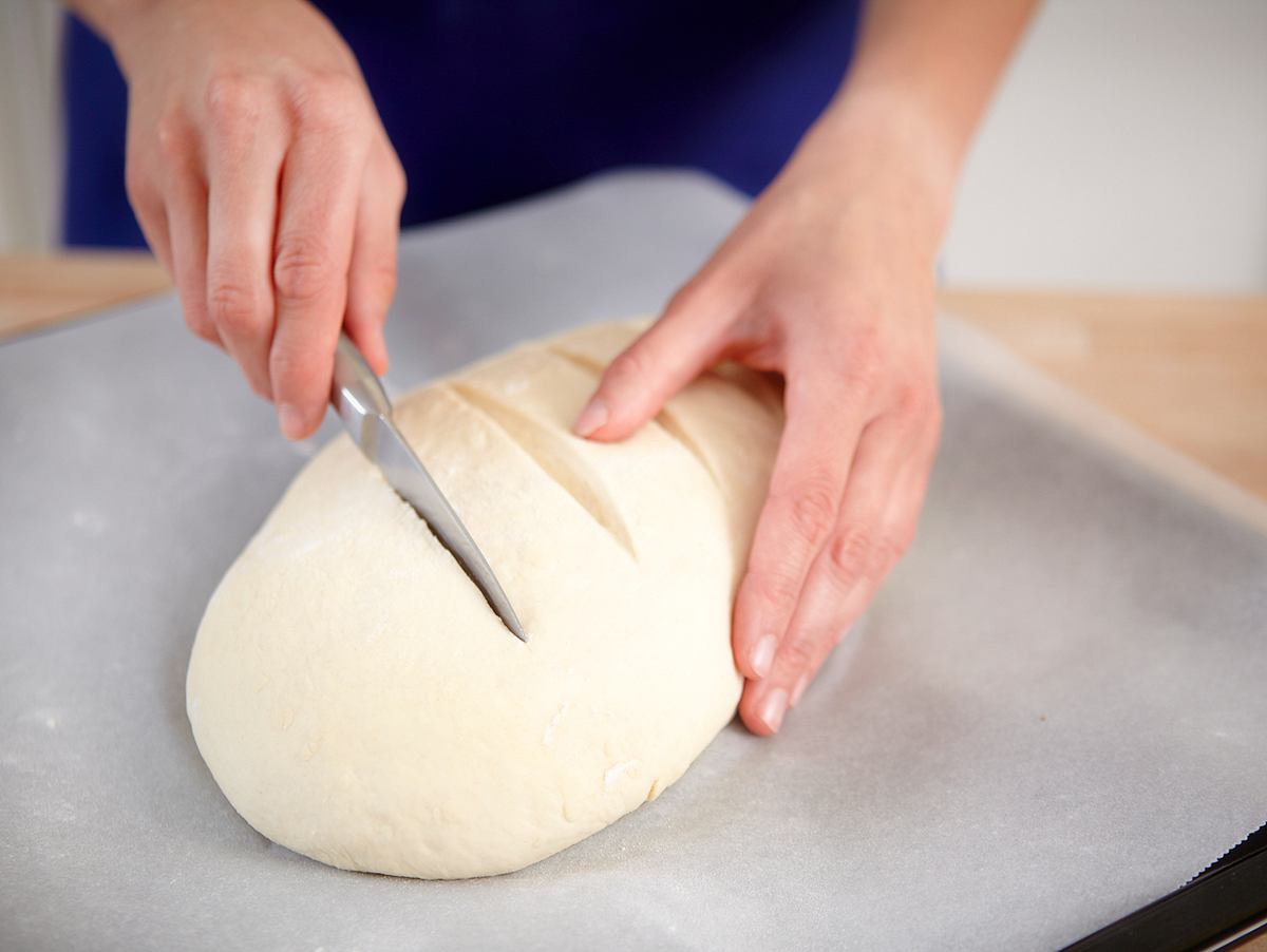 Brot einritzen