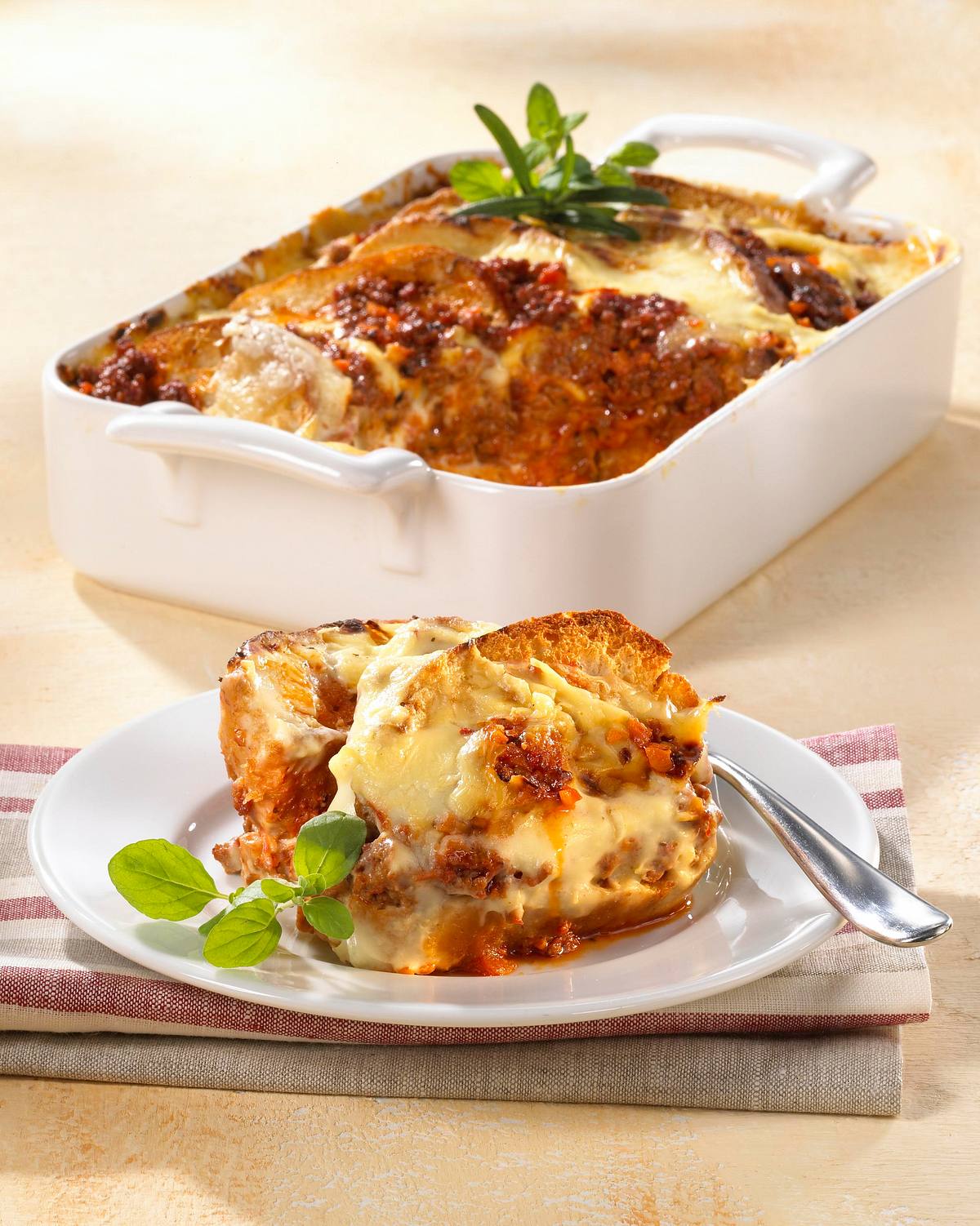 Brot-Lasagne Rezept