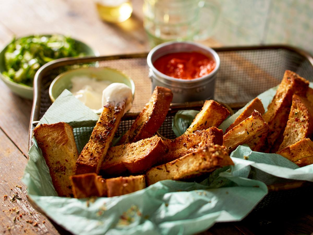 Ideen für Imbiss-Food: Brot-Pommes