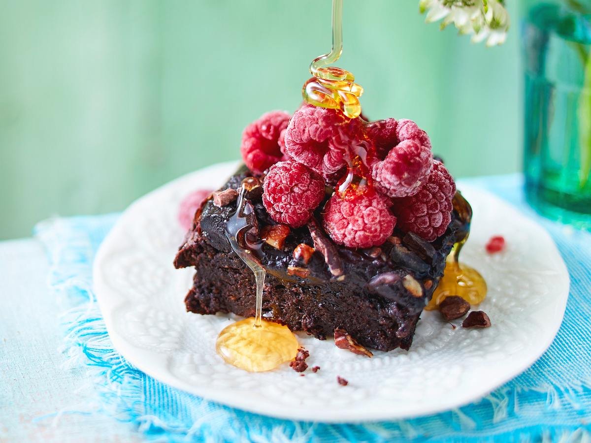 Brownie mit der Süße aus Ahornsirup