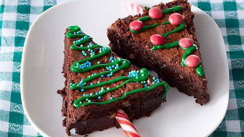 Brownie-Tannenbäume Rezept - Foto: House of Food / Bauer Food Experts KG