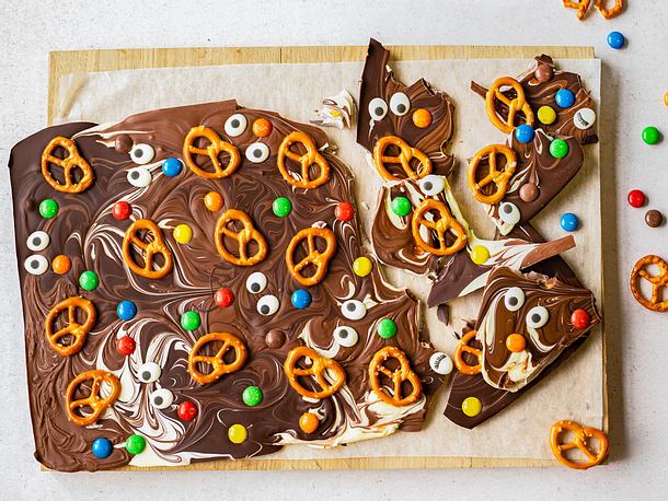 Bruchschokolade mit Cornflakes