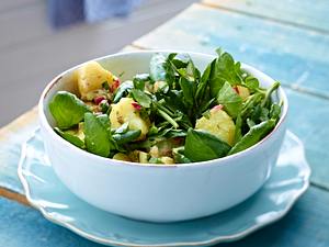 Brunnenkresse-Salat mit Kartoffeln
