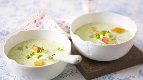 Brunnenkressesuppe mit Croûtons Rezept - Foto: House of Food / Bauer Food Experts KG