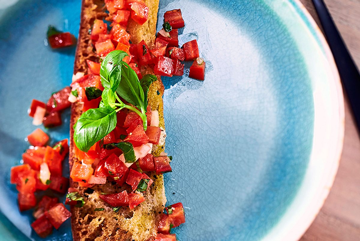 Bruschetta-Salsa zu Suppe oder Crostini Rezept