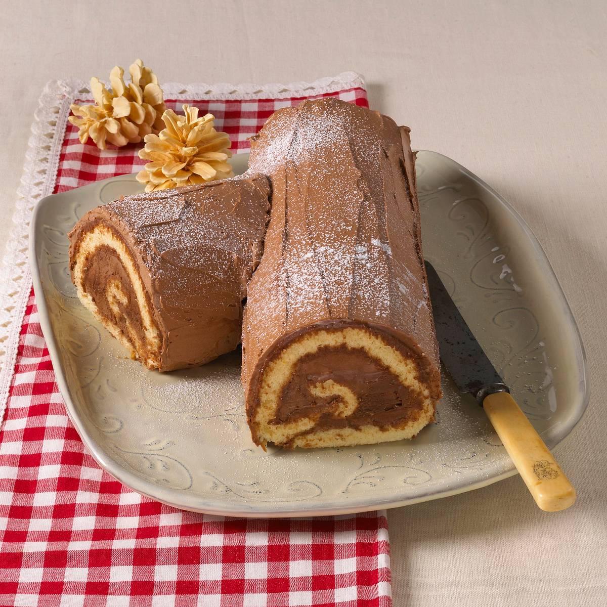 Bûche de Noël Rezept