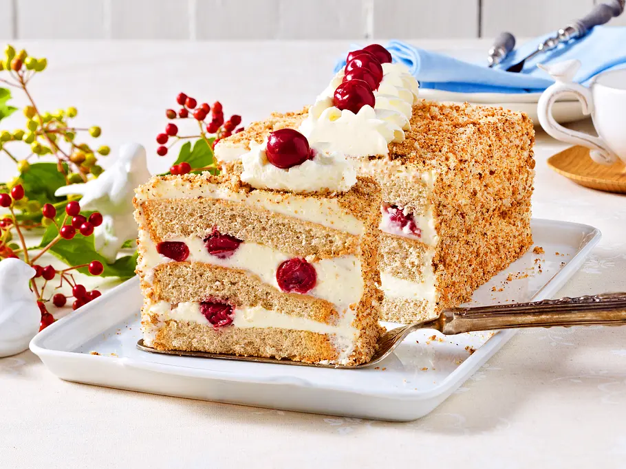 Buchweizen-Kirsch-Torte Rezept Buchweizen-Kirsch-Torte Rezept