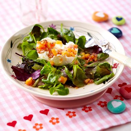 Büffelmozzarella mit Papaya-Parma-Salsa Rezept Büffelmozzarella mit Papaya-Parma-Salsa Rezept