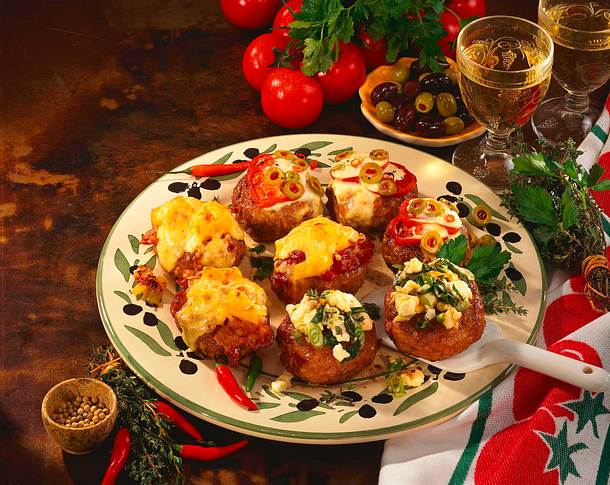 Bunt gekrönte Frikadellen Rezept Bunt gekrönte Frikadellen Rezept
