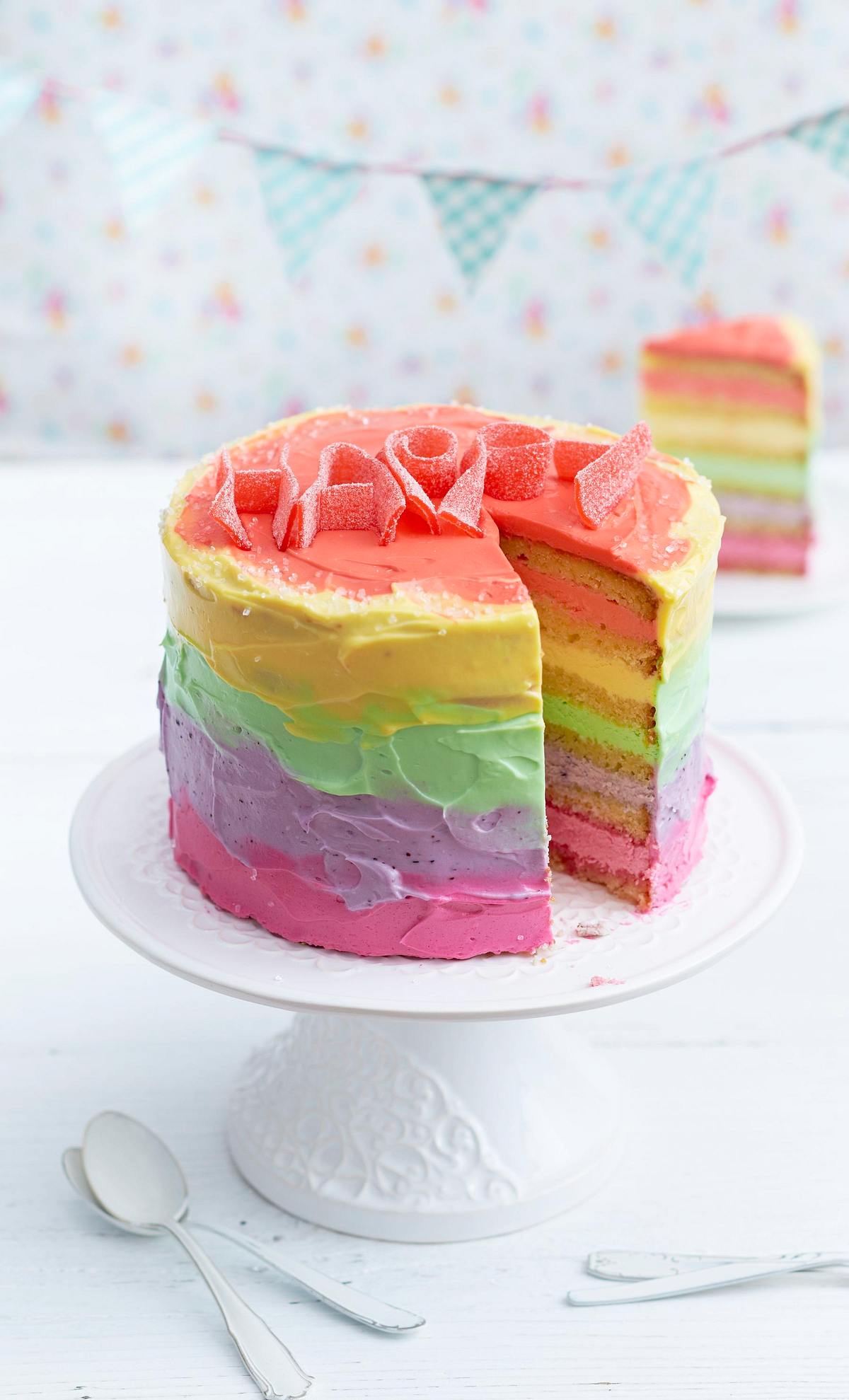 Bunte Be-Happy-Torte Rezept