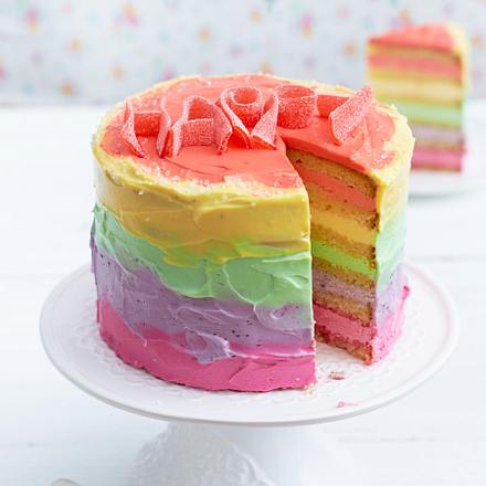 Bunte Be Happy Torte Rezept Lecker