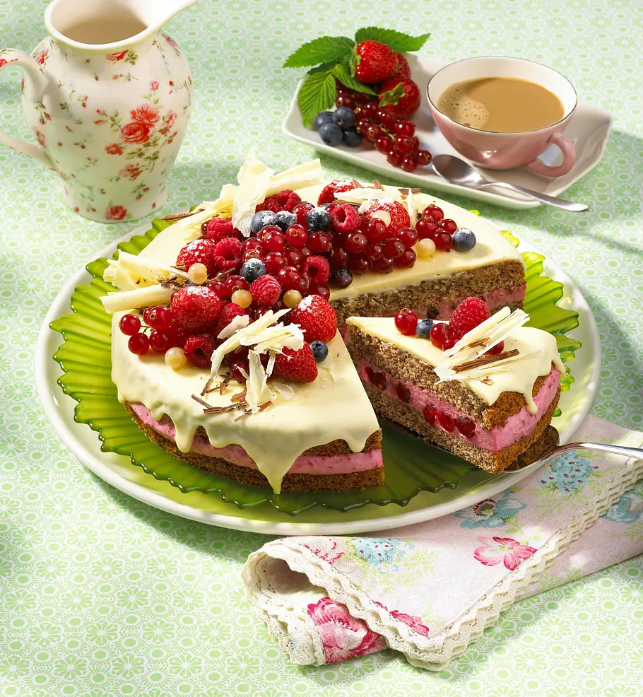 Bunte Beerentorte Rezept Bunte Beerentorte Rezept