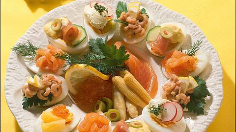 Bunte Eierplatte Rezept - Foto: House of Food / Bauer Food Experts KG