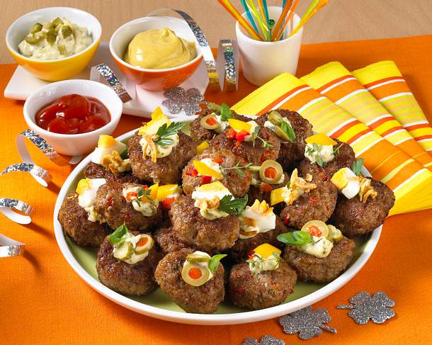 Bunte Frikadellen Rezept Bunte Frikadellen Rezept