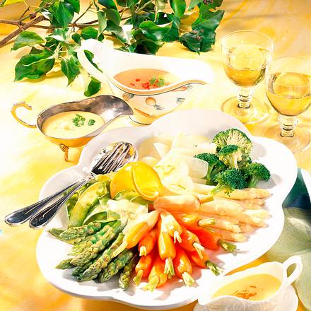 Bunte Gemüseplatte Rezept Bunte Gemüseplatte Rezept