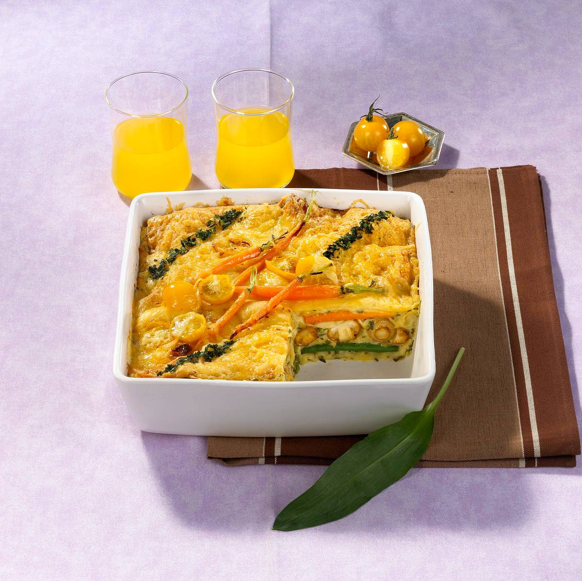 Bunte Gemüse-Lasagne Rezept