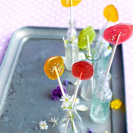 Bunte Goodbye-Lollis Rezept Bunte Goodbye-Lollis Rezept