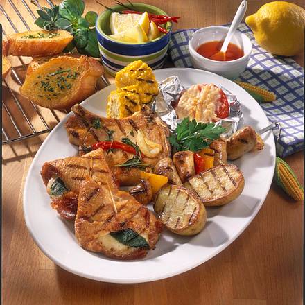 Bunte Grillplatte Rezept Bunte Grillplatte Rezept