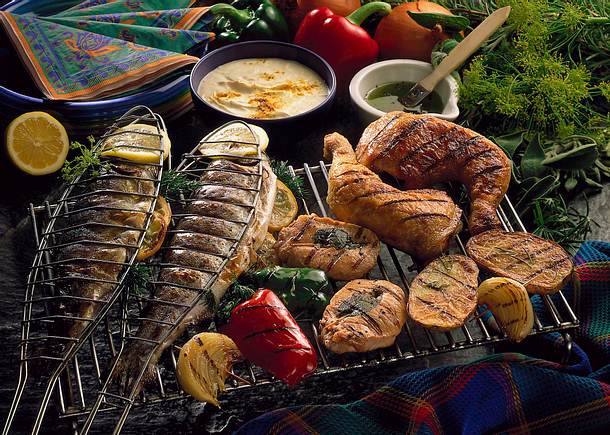 Bunte Grillplatte Rezept