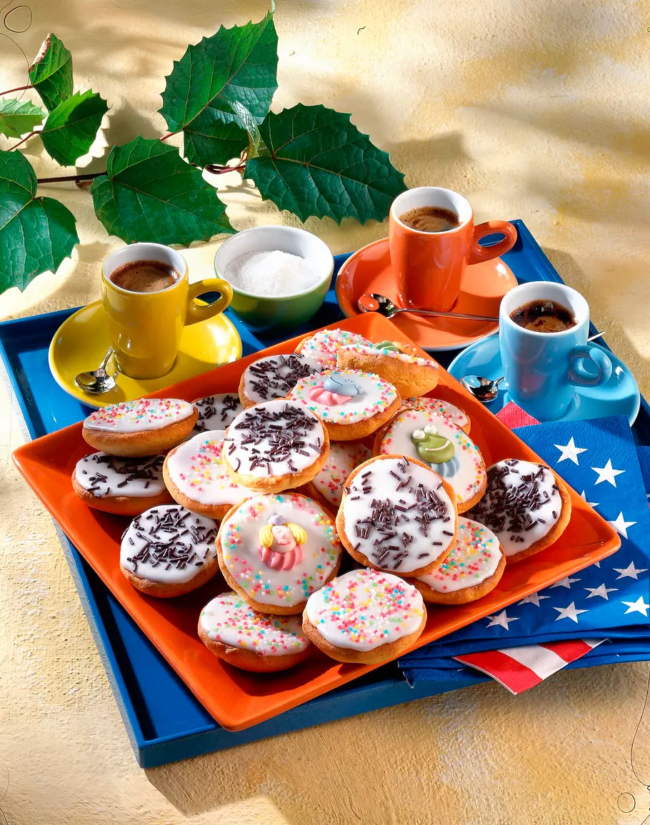 Bunte Mini-Amerikaner Rezept