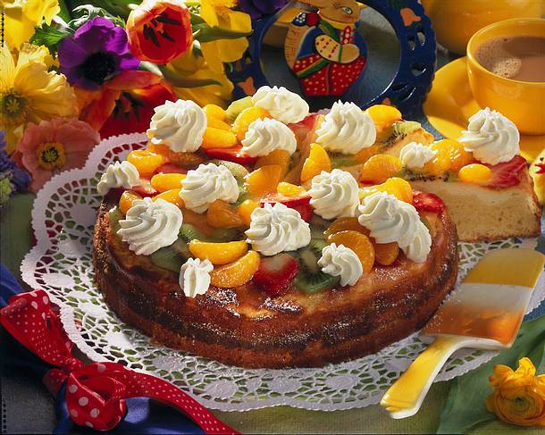 Bunte Obsttorte Rezept Lecker