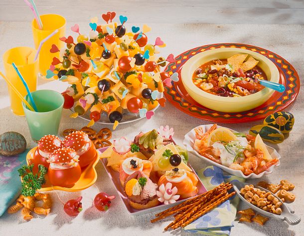 Bunte Schnittchen 70er Jahre Rezept Bunte Schnittchen 70er Jahre Rezept