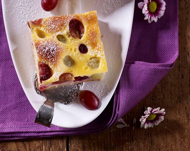 Bunte Trauben-Schnitten Rezept Bunte Trauben-Schnitten Rezept