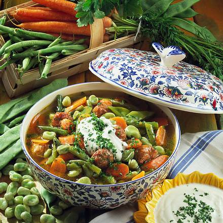 Bunter Bohneneintopf Rezept
