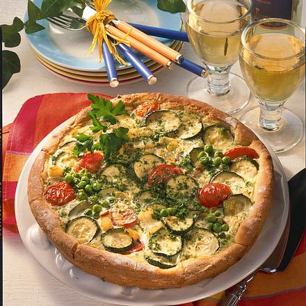 Bunter Gemüsekuchen Rezept Bunter Gemüsekuchen Rezept