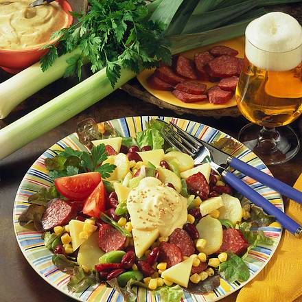 Bunter Herbstsalat Rezept Bunter Herbstsalat Rezept