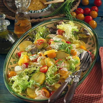 Bunter Kartoffelsalat Rezept