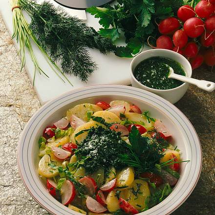 Bunter Kartoffelsalat Rezept