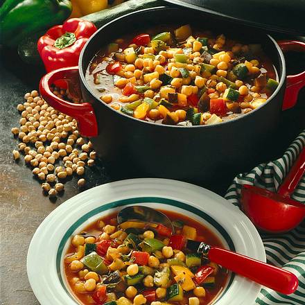Bunter Kichererbsentopf Rezept Bunter Kichererbsentopf Rezept